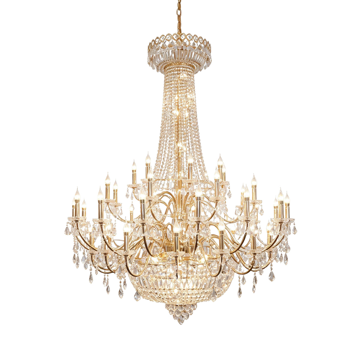 Luxury Crystal Chandelier, 1200 mm Diameter × 1410 mm Height — hero image