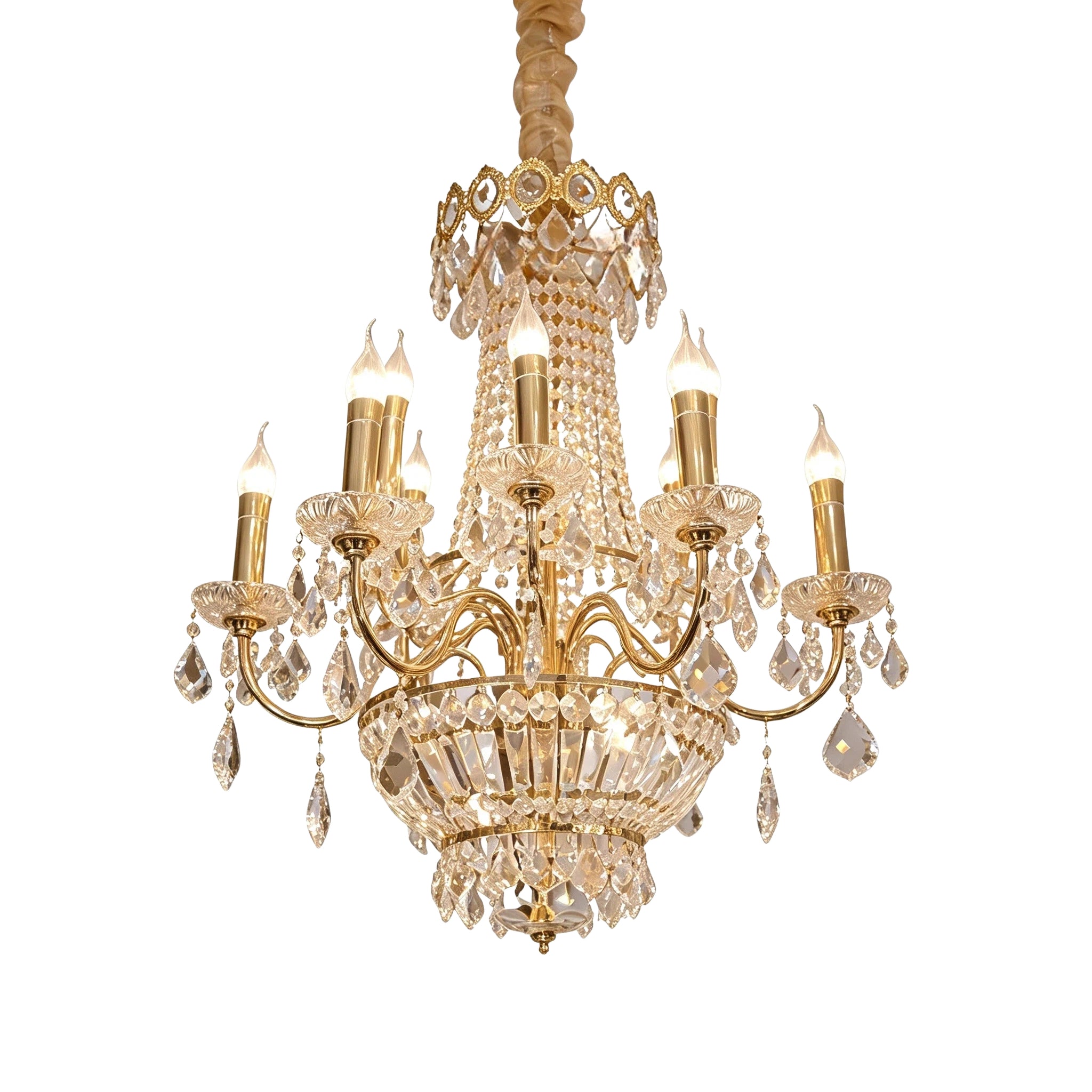 Luxury Crystal Chandelier, 930 mm Diameter × 1970 mm Height — detail image 1